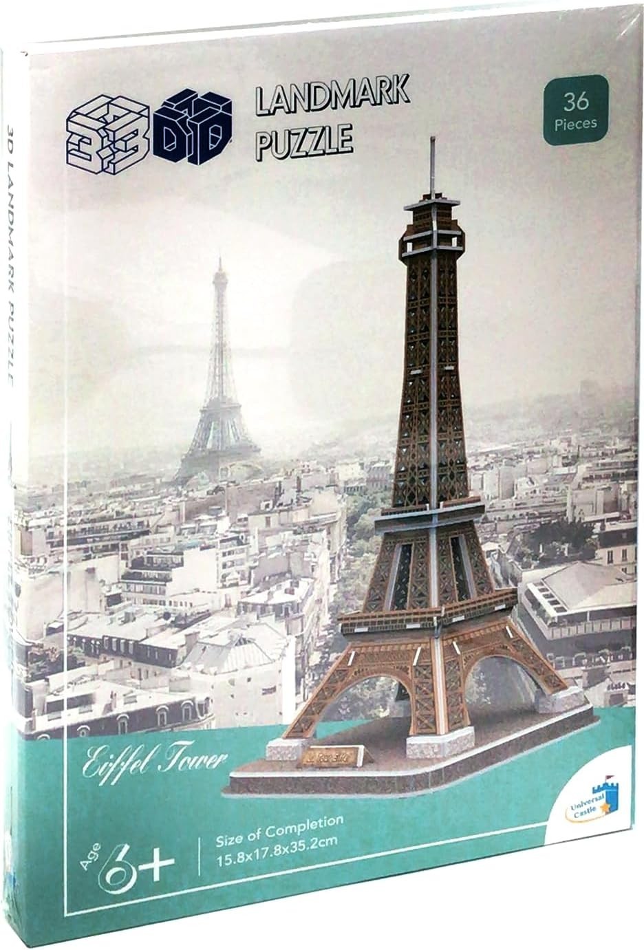 3D Eiffel Tower Puzzle Model Kit DIY Architecture Gift Fun Decor 36pcs