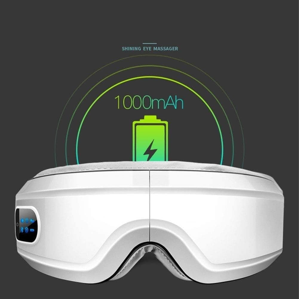 Heated Eye Massager Air Compression Bluetooth Foldable