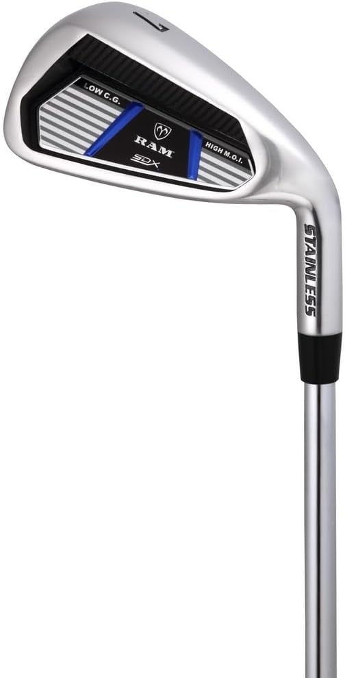 Mens Left Hand Golf Club Set Driver Hybrids Irons Putter Stand Bag