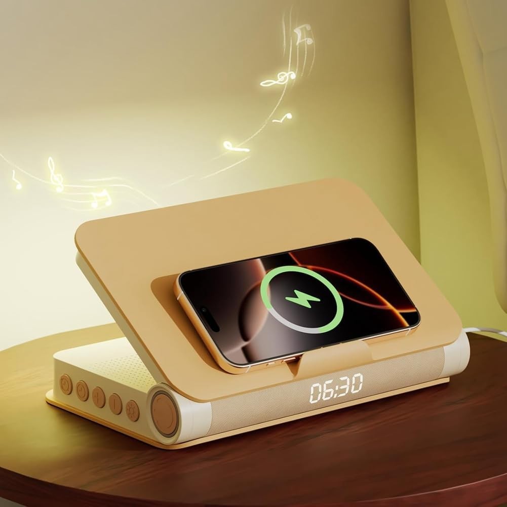Sunrise Wake Up Light Alarm Clock Loud Wireless Snooze for Heavy Sleepers