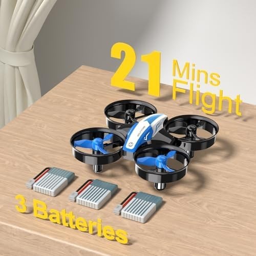 Mini Drone for Kids w3 Batteries Auto Hover 3D Flip Headless Mode Toy Quadcopter