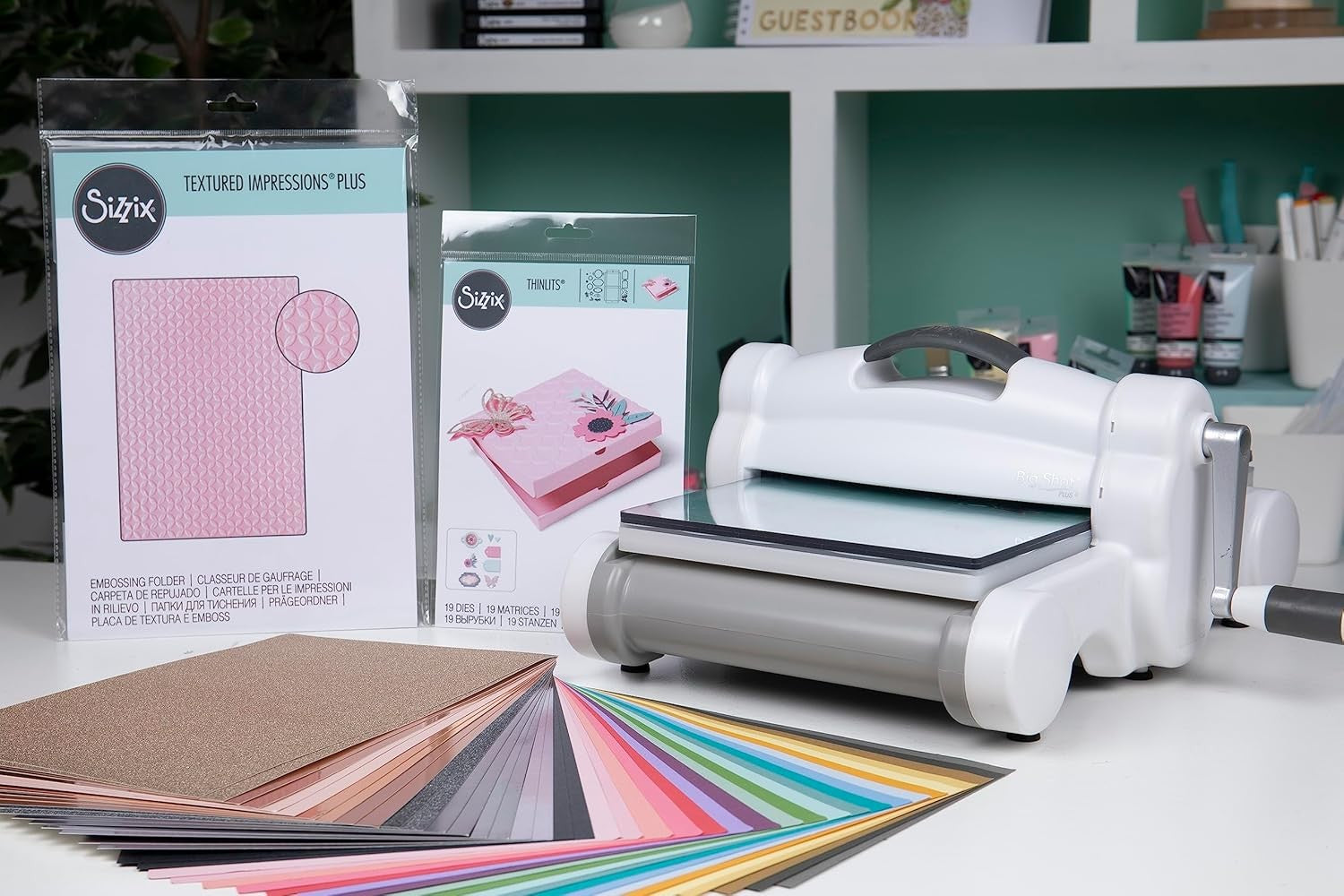 Manual Die Cutting Embossing Machine Starter Kit A4 Card Making Craft