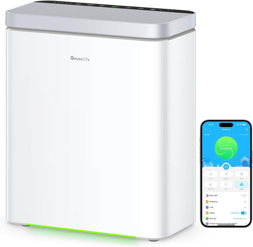 Smart HEPA Air Purifier Large Room 97m² PM2.5 Auto Alexa Quiet