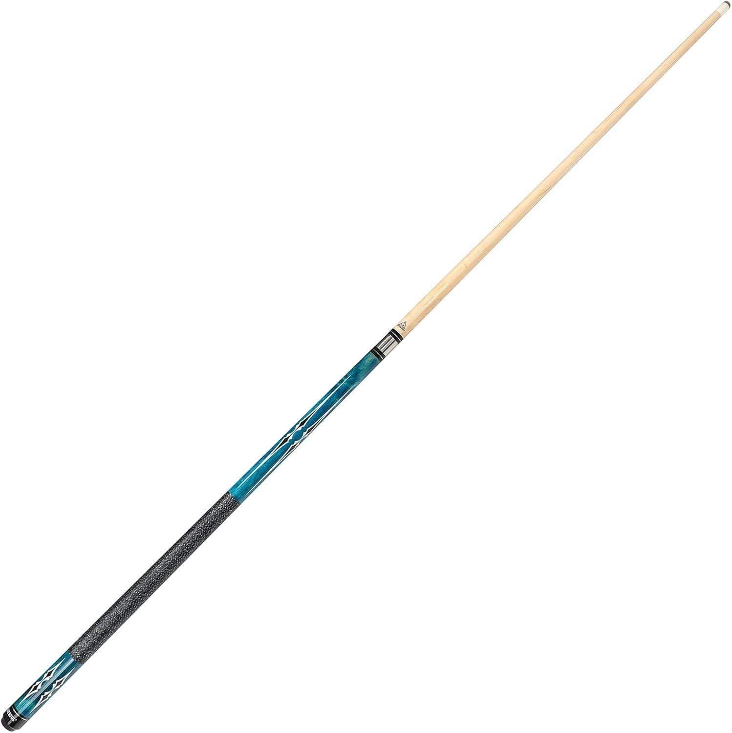 58” Professional Pool Cue 13mm Tip Maple Shaft 1/2 Joint Linen Grip