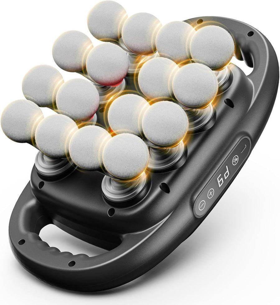 16 Head Deep Tissue Massage Gun Full Body Muscle Relief 32 Intensities 9 Modes