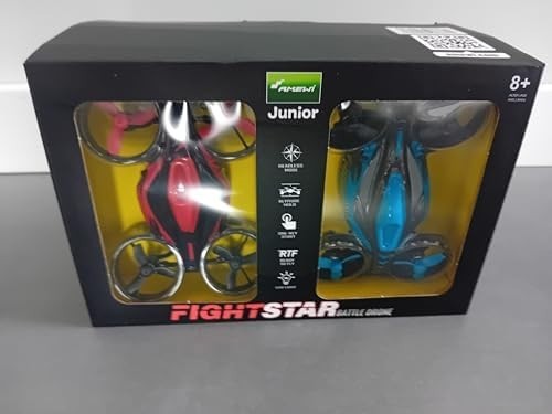 Battle Drone Set RTF Dual Mode Red & Blue 2-in-1 Hover & Flight Toy 720P Kids