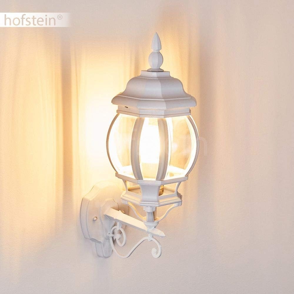 Lentua Outdoor Wall Light – White Antique Aluminum IP44