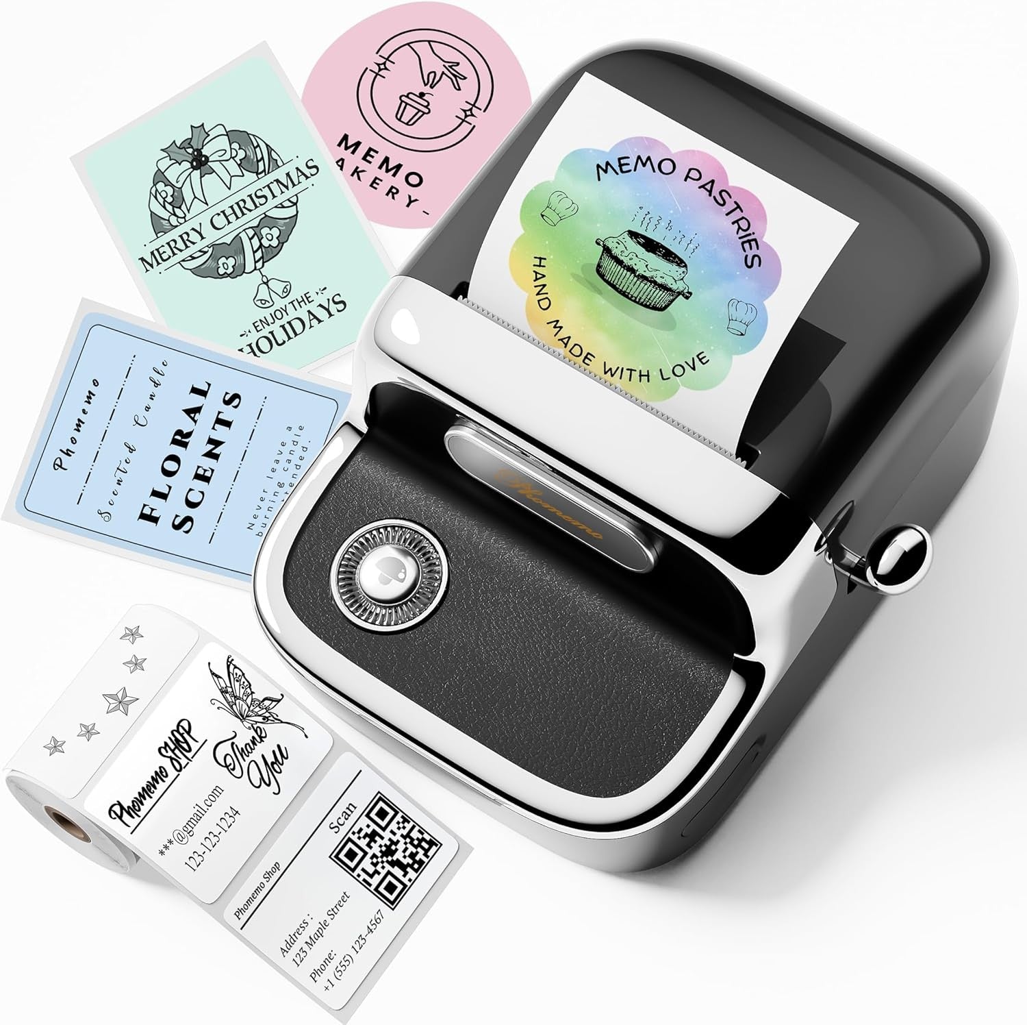 Phomemo M150 Label Maker Machine Bluetooth Thermal Sticker Printer