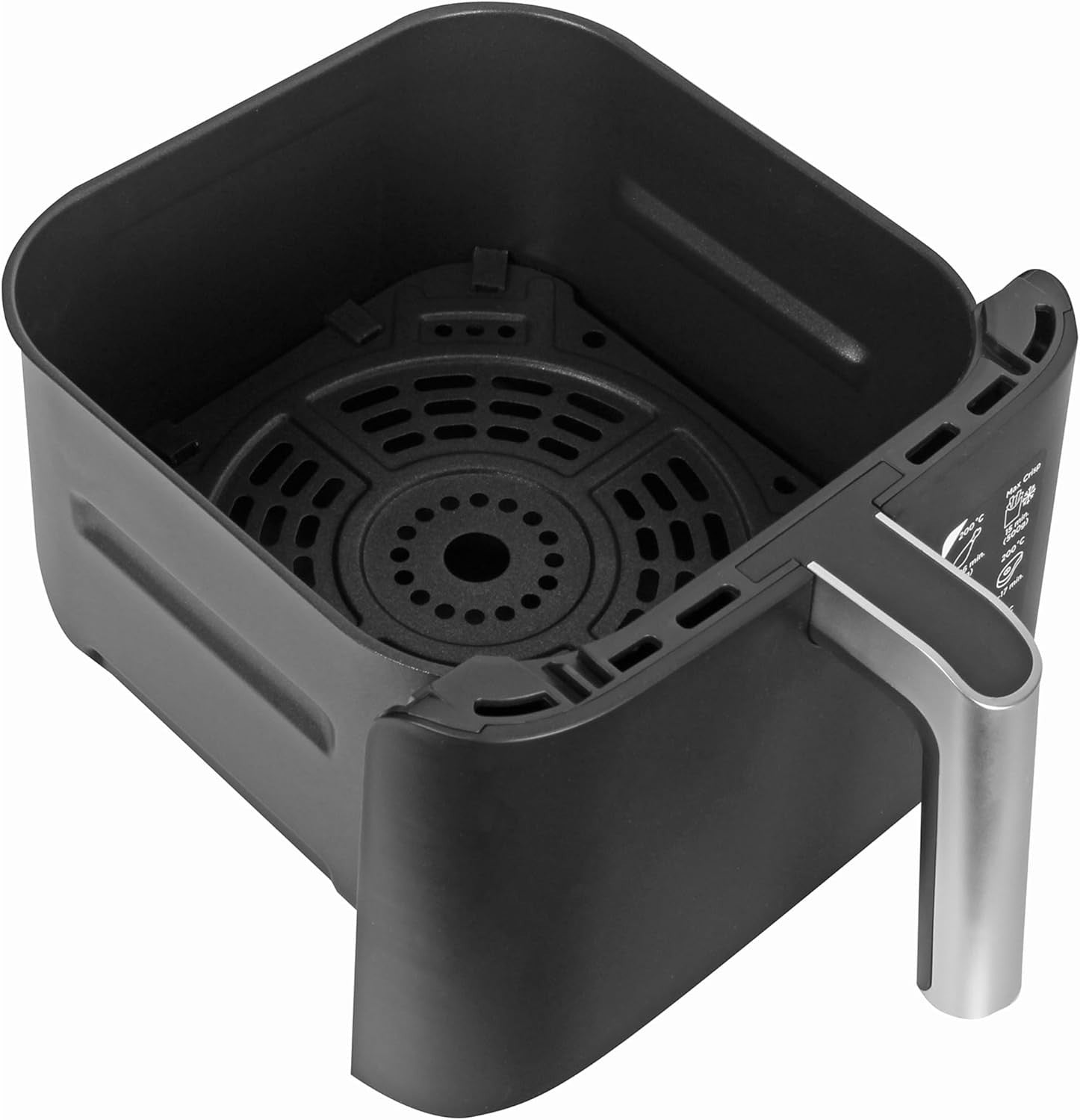 Air Fryer 6.2L MAX Crisp 6-in-1 Oil Free Nonstick Dishwasher Safe Black