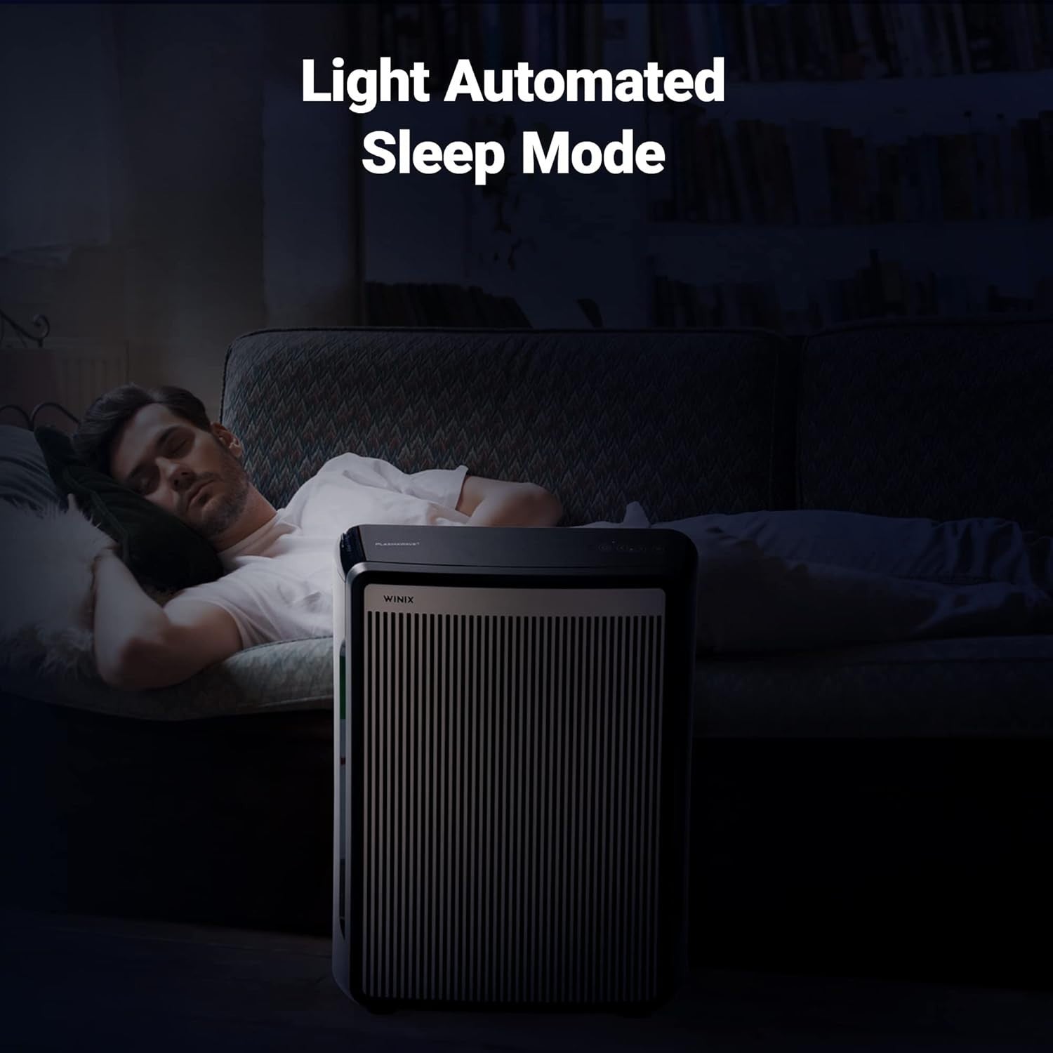 Smart HEPA Air Purifier WiFi PlasmaWave Large Room 500sqft Quiet