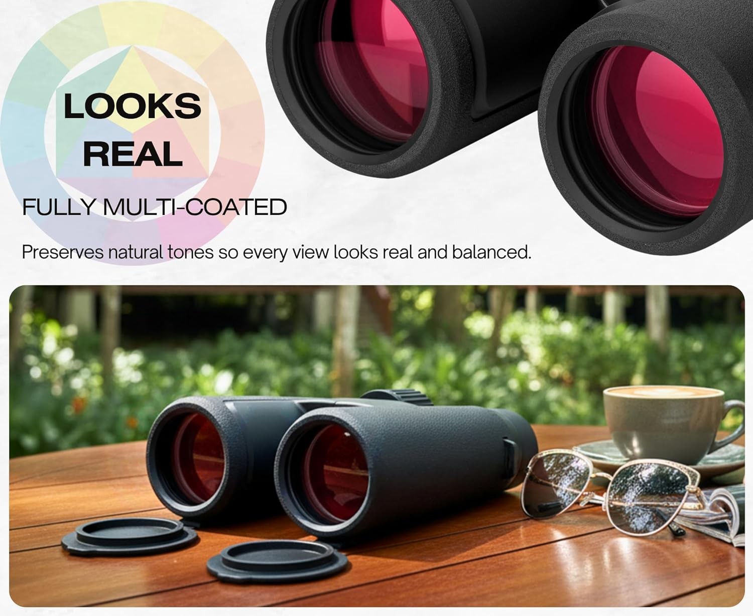 10x42 Waterproof HD Binoculars for Bird Watching Hunting Travel Safari Outdoor