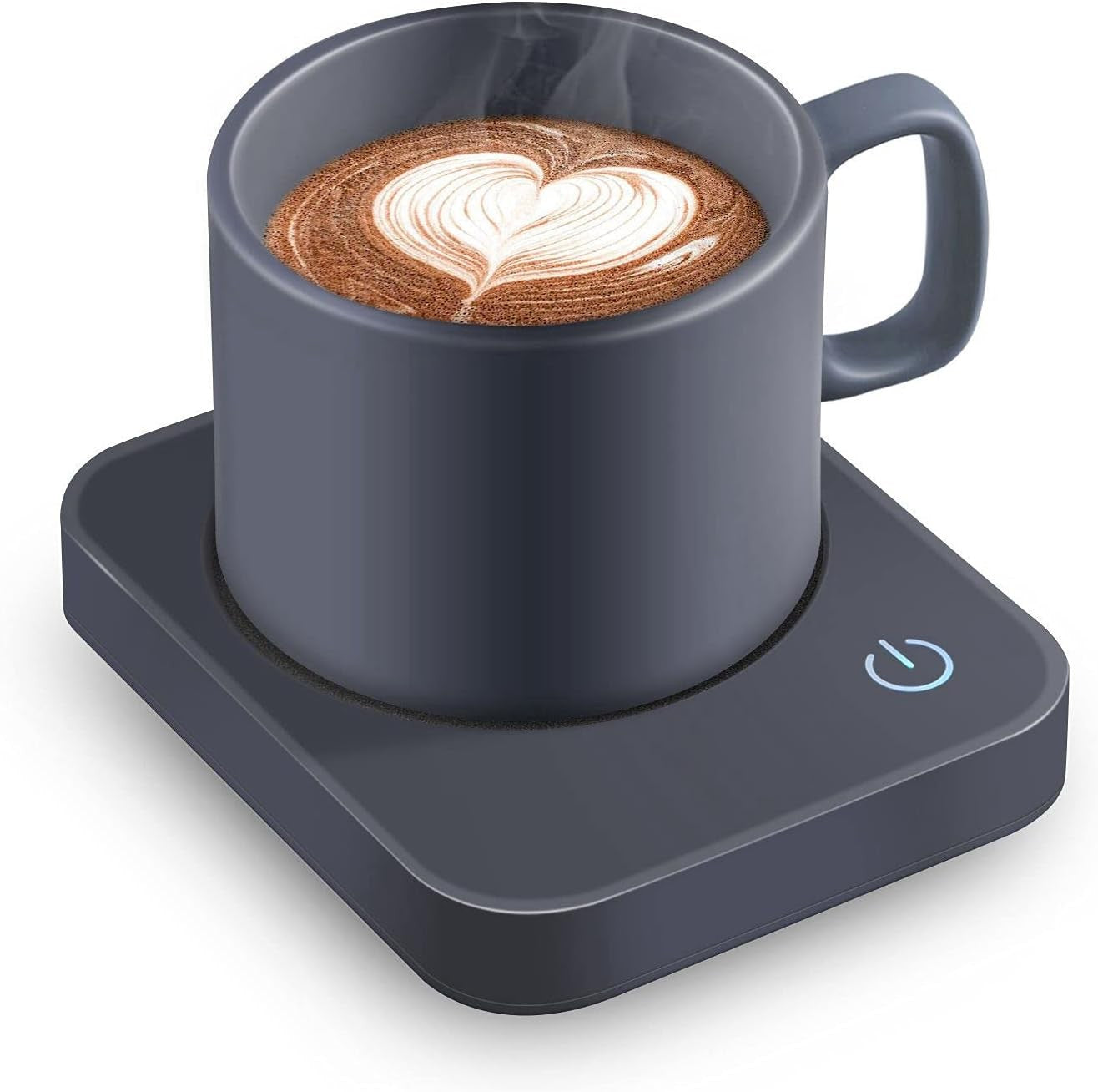 Green Electric Coffee Mug Warmer 3 Temp Auto Shut Off