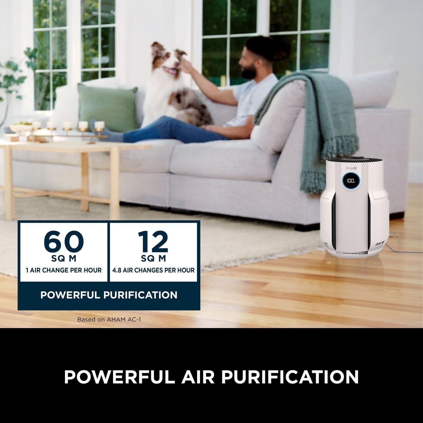 HEPA Air Purifier 60m² 5-Year Filter Auto Mode Quiet Allergy Odor