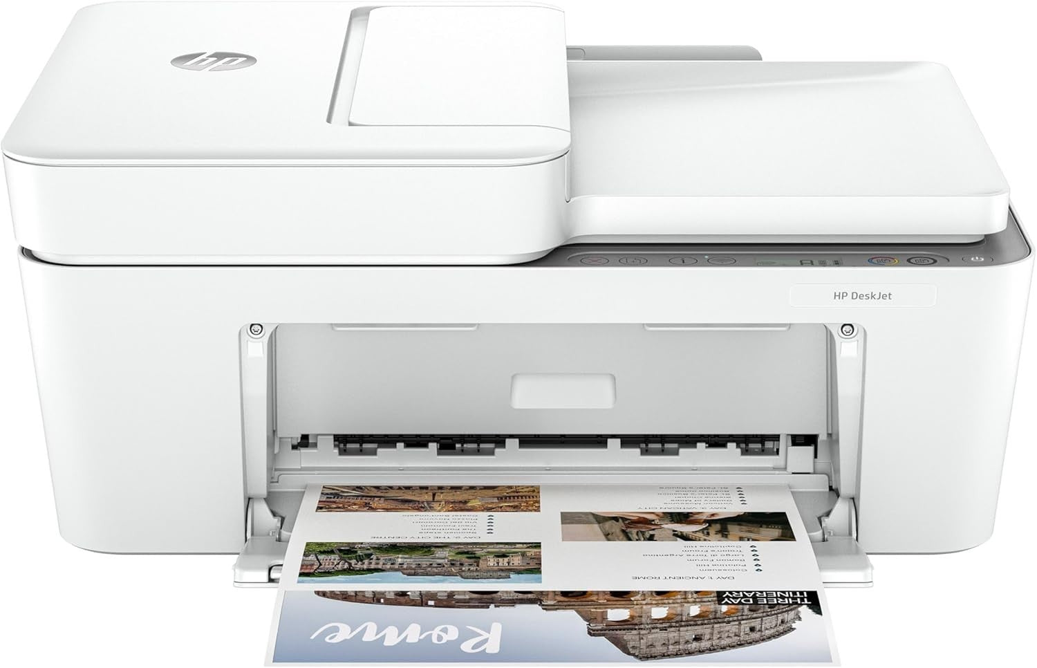 All-in-One Wireless Colour Printer Scanner Copier ADF Cement White A4