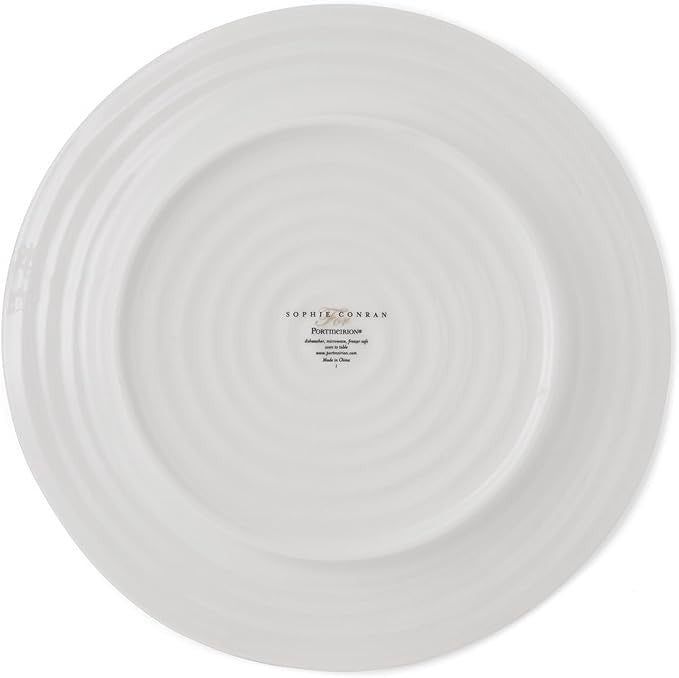 12 Piece White Porcelain Dinner Set Plates Bowls Modern Ribbed Tableware