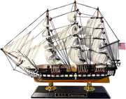 Large USS Constitution Model Ship | Handcrafted Wooden Tall Ship Replica