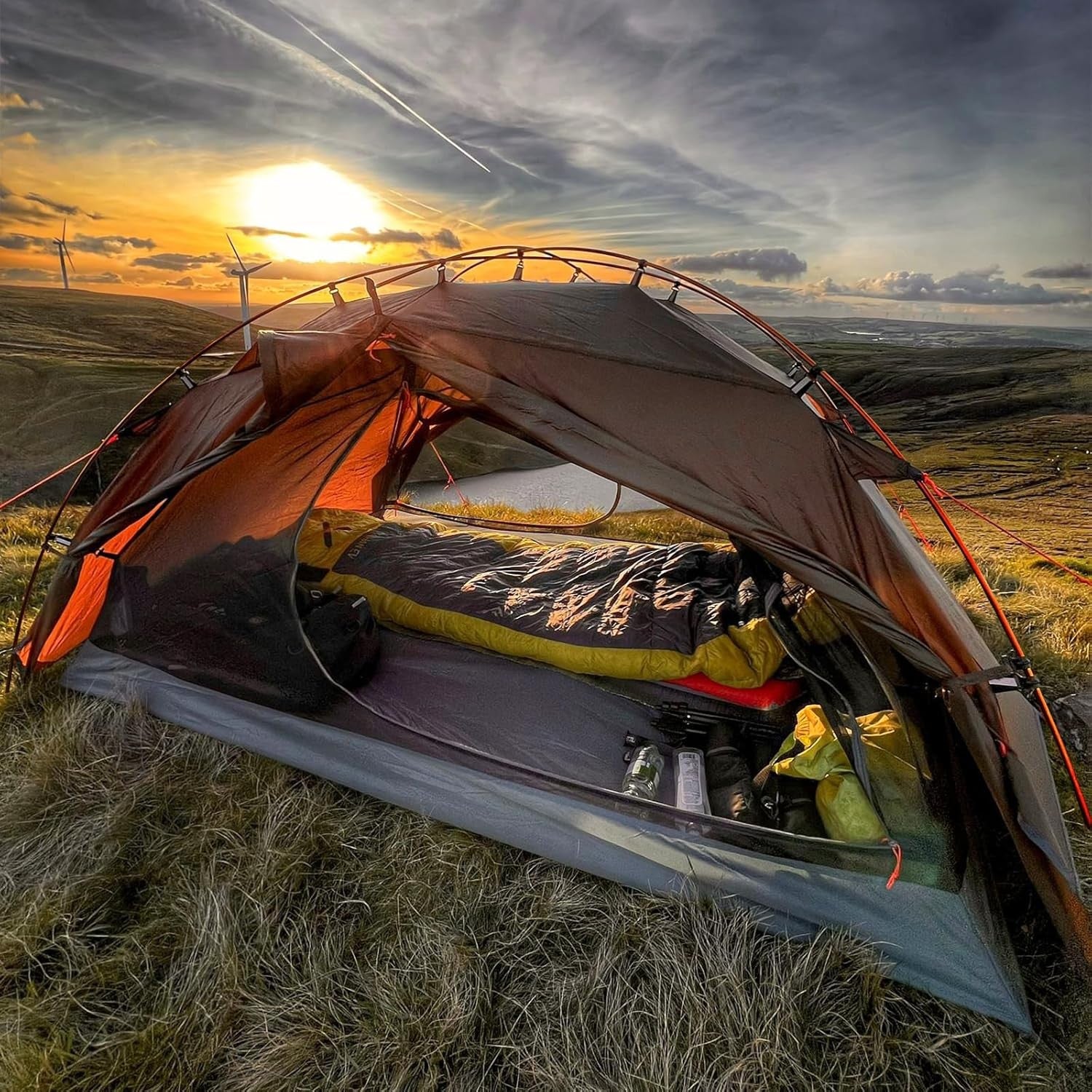 2 Person Camping Tent Waterproof 2 Man Lightweight Backpacking