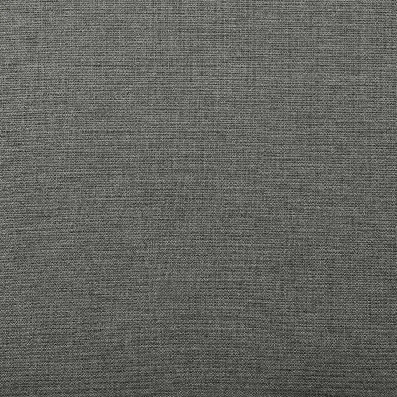 4 Seater Modular Sofa with Footstools Dark Grey Linen Padded Couch