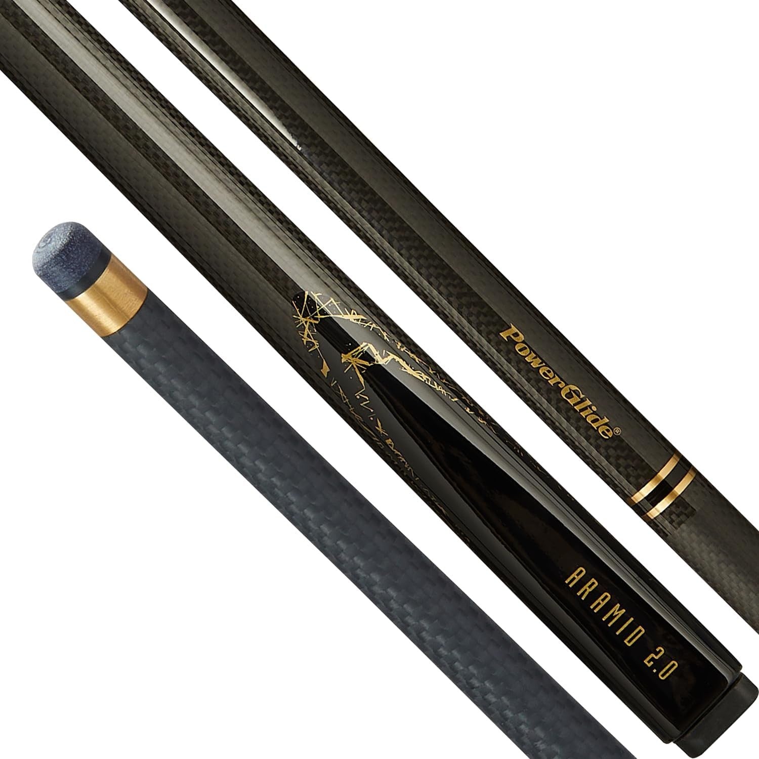 Carbon Fibre Snooker Pool Cue 57" 10mm Tip 2pc 19oz Radial Joint