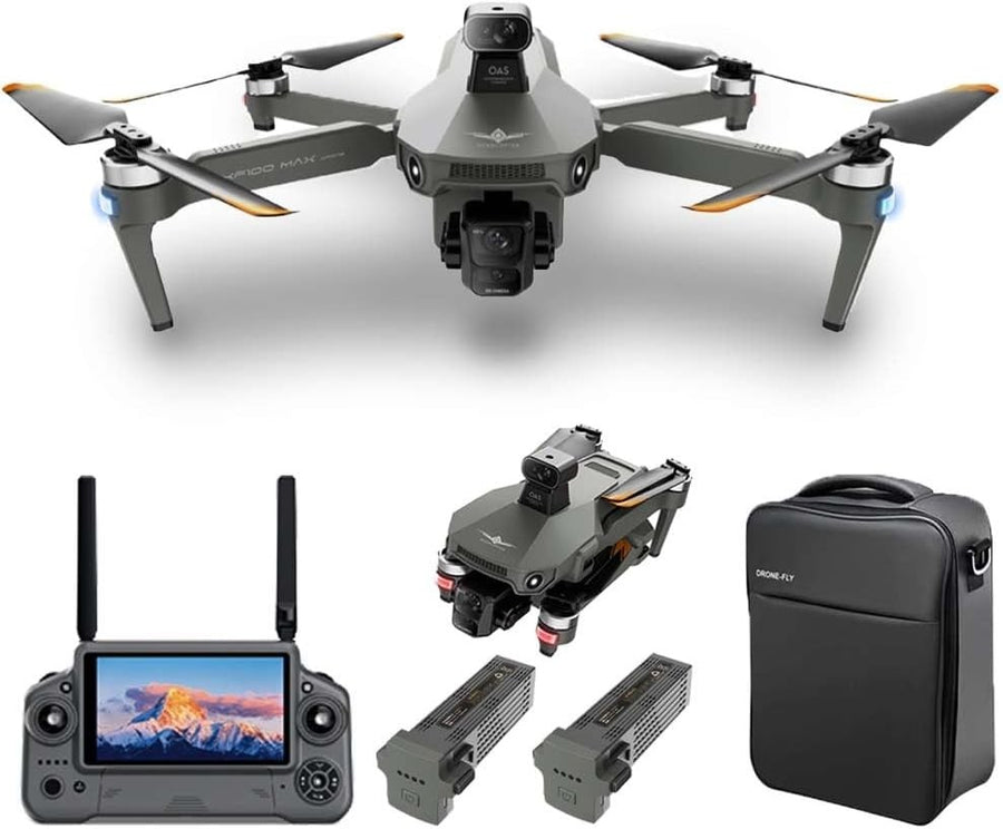 X-Verse KF106 MAX Drone 4K HD, 3-Axis Gimbal + EIS 360° Laser Obstacle Avoidance