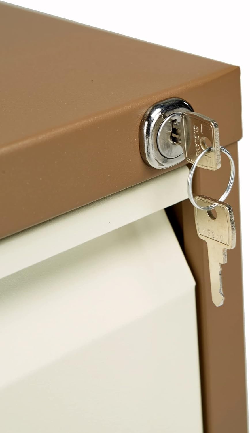 White 2 Drawer Steel Filing Cabinet Lockable Under Desk A4 Foolscap