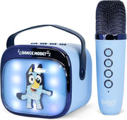 Kids Karaoke Machine Bluetooth Speaker LED Lights Mic Portable
