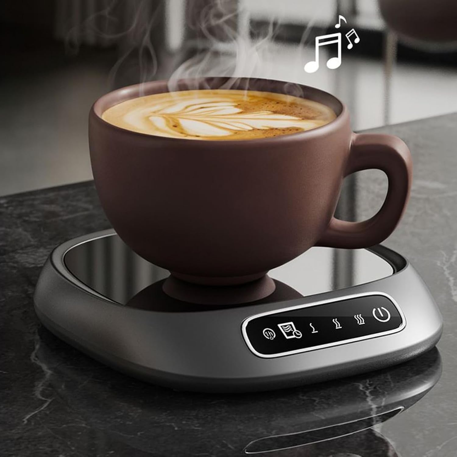 Rechargeable Coffee Cup Warmer Smart Touch Screen