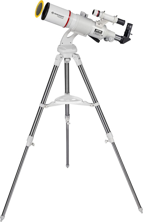 90mm f/5 Refractor Telescope with Nano AZ Mount and Steel Tripod White