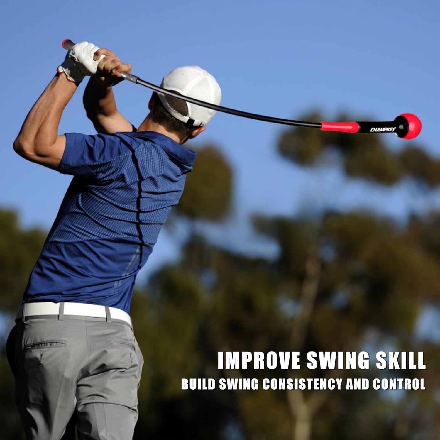 Golf Swing Trainer 40" Weighted Warm Up Stick Tempo Aid