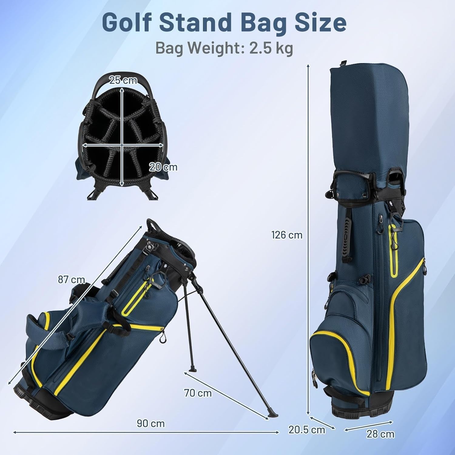 Mens Right Hand Golf Club Set 12pc Driver Fairway Hybrid Irons Bag