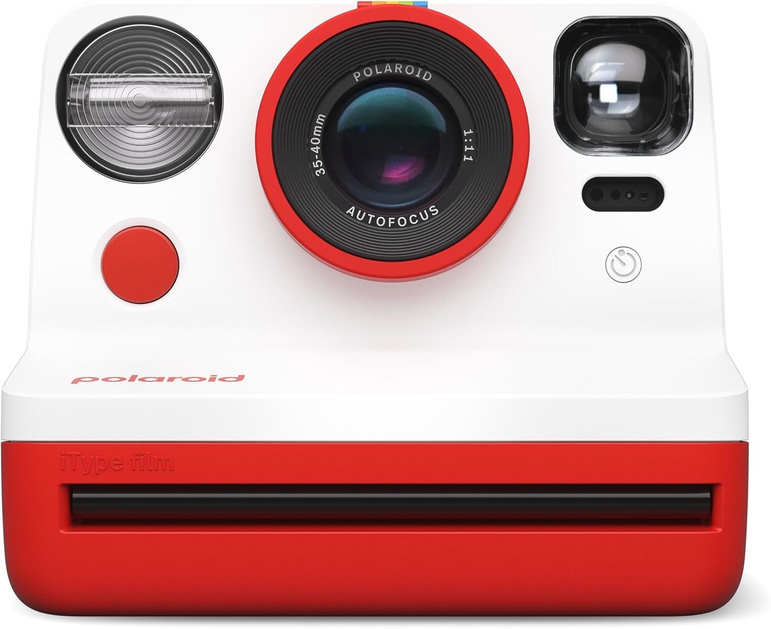 Instant Camera Red USB-C Rechargeable Double Exposure Photo Camera