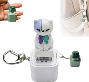 2pcs Flashing Pet Sound Fidget Keychain LED Clicker Stress Relief Toy