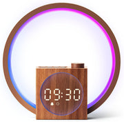 Sunrise Alarm Clock Wake Up Light White Noise 12 Colours Sleep Aid