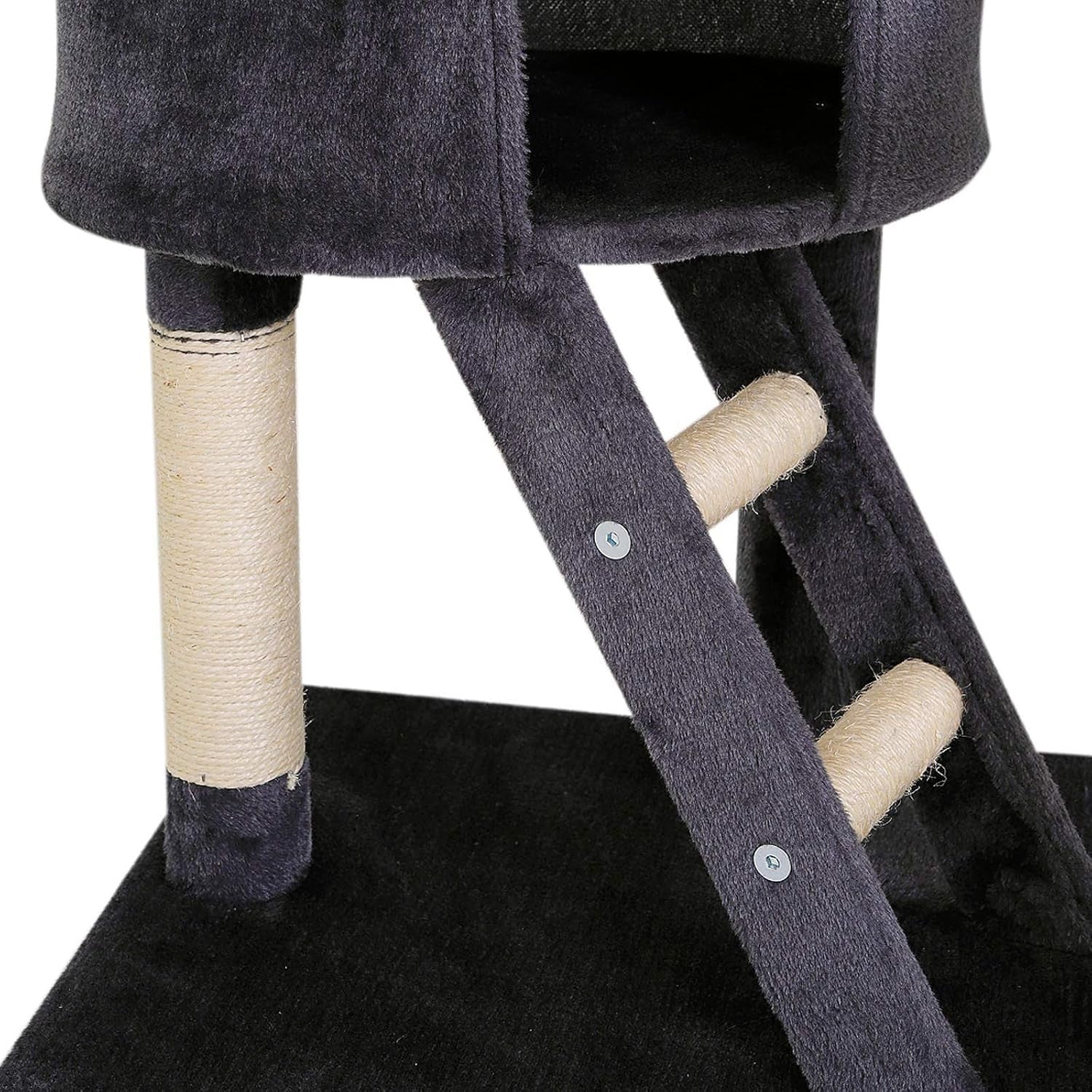Floor to Ceiling Cat Tree 240–260cm Adjustable Scratching Activity Centre