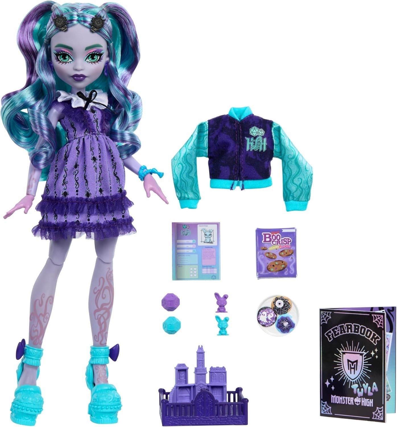 Game Club Fashion Doll Varsity Jacket Board Game Accessories