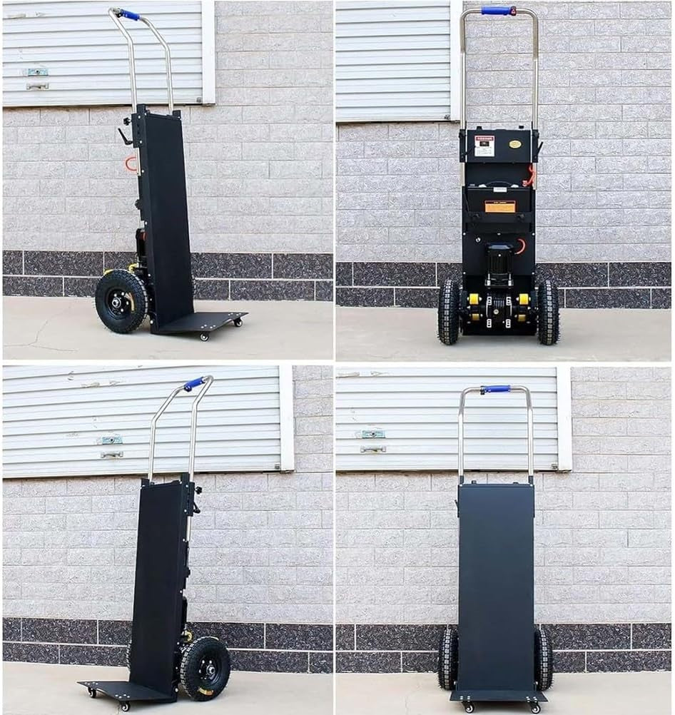 1200W Electric Stair Climber Hand Truck 400kg Load w/ Removable Battery