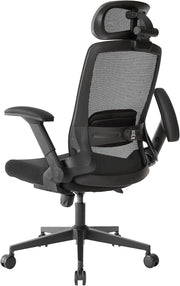 Ergonomic Office Chair Mesh Back 3D Lumbar Support Gaming Swivel Desk Seat Black