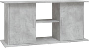 Modern Concrete Grey Aquarium Stand with Spacious Storage 121x41x58cm