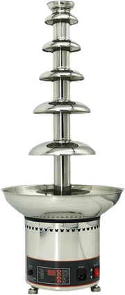 Commercial 5 Tier Chocolate Fountain Machine Digital Temperature