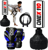 Kids Freestanding Punching Bag 3.5FT Boxing Set Gloves Base