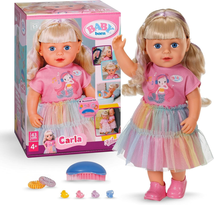 43cm Big Sister Fashion Doll Blonde Hair Styling Accessories Poseable