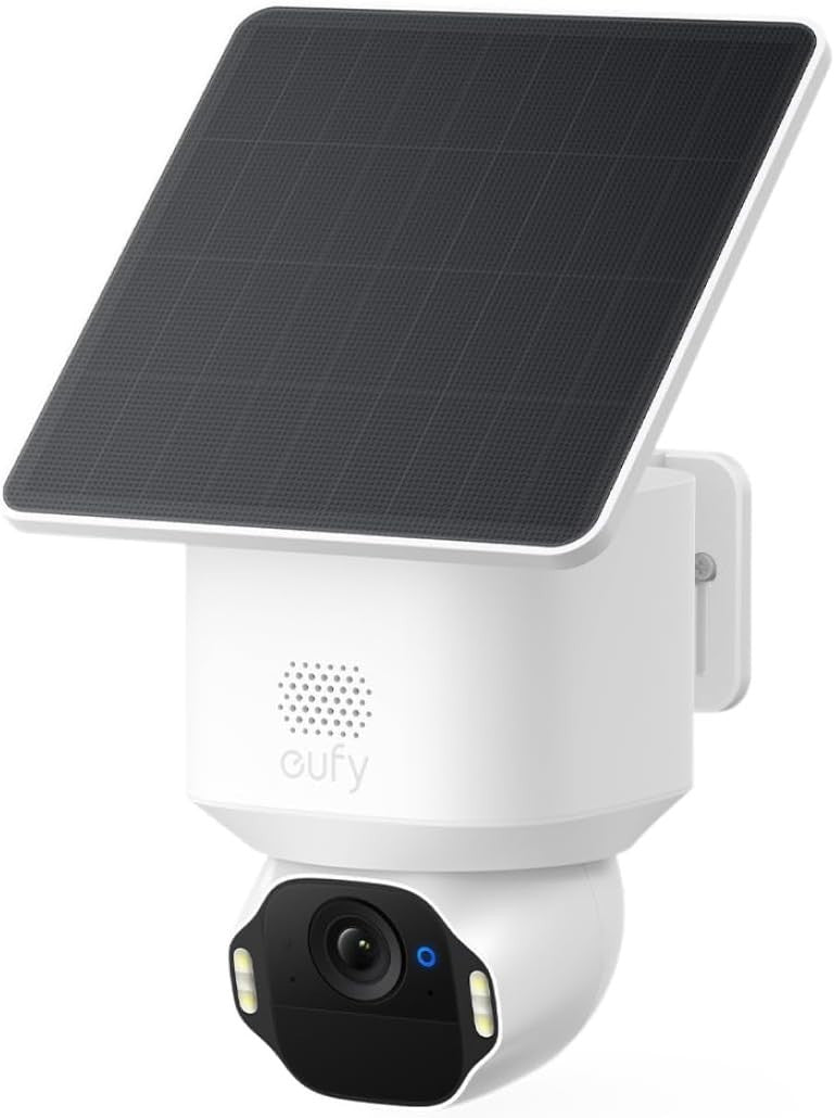 4K Solar Security Camera Outdoor Wireless PTZ AI Tracking No Fees