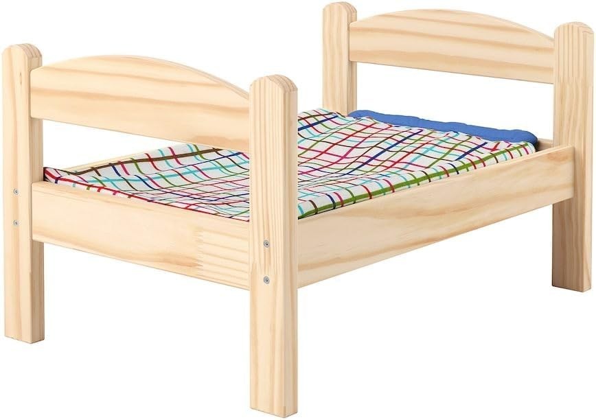 Wooden Cat & Dog Bed with Cushion Washable Orthopedic Pet Sofa