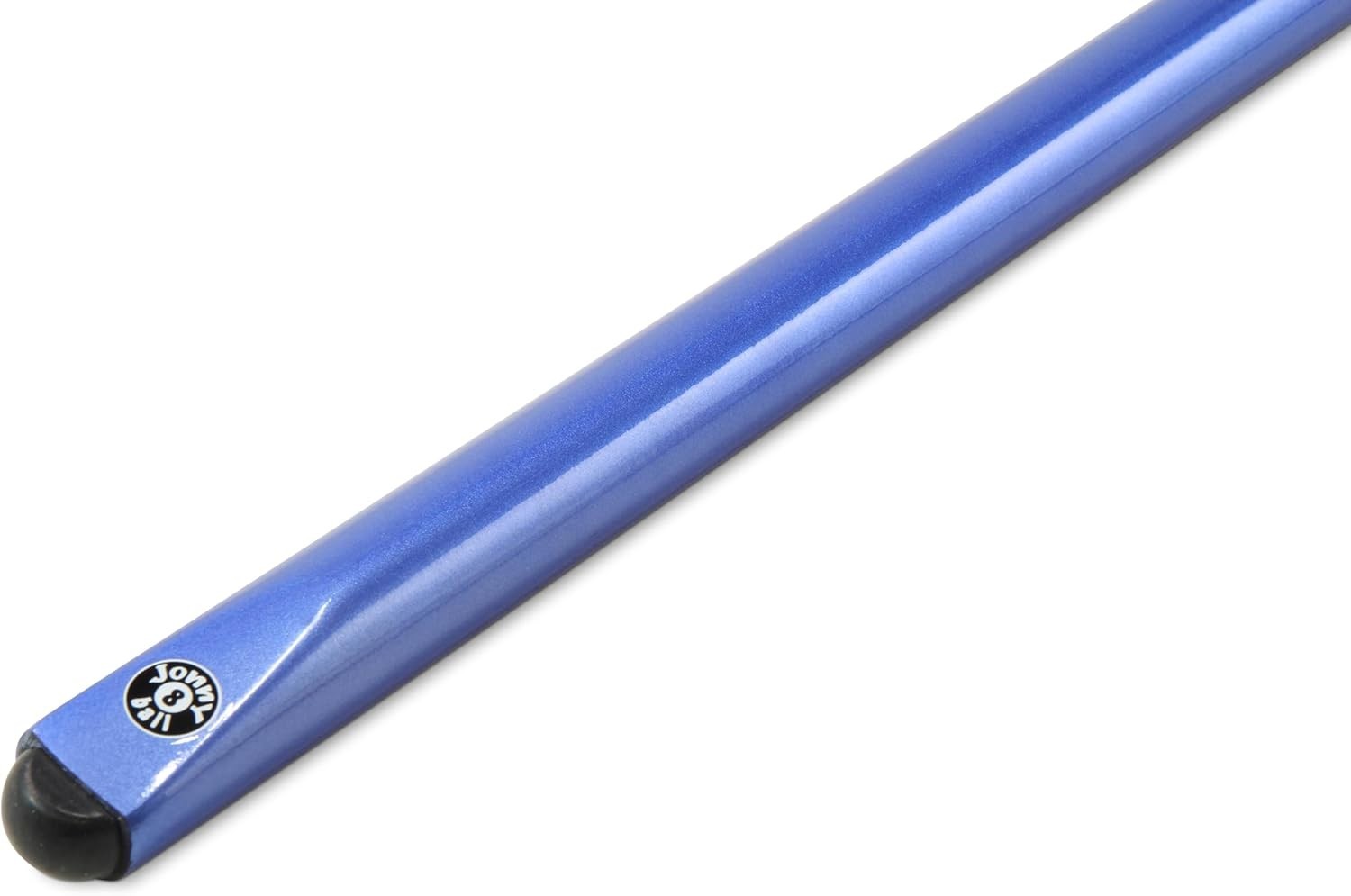48in Kids Snooker Pool Cue 9.5mm Tip Ash Shaft Centre Joint Gloss 2pc