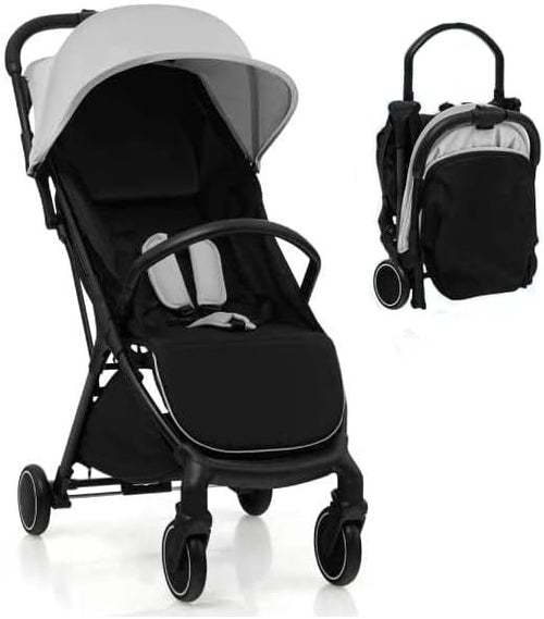 Lightweight Baby Stroller Folding Pushchair 0–36 Months with Canopy