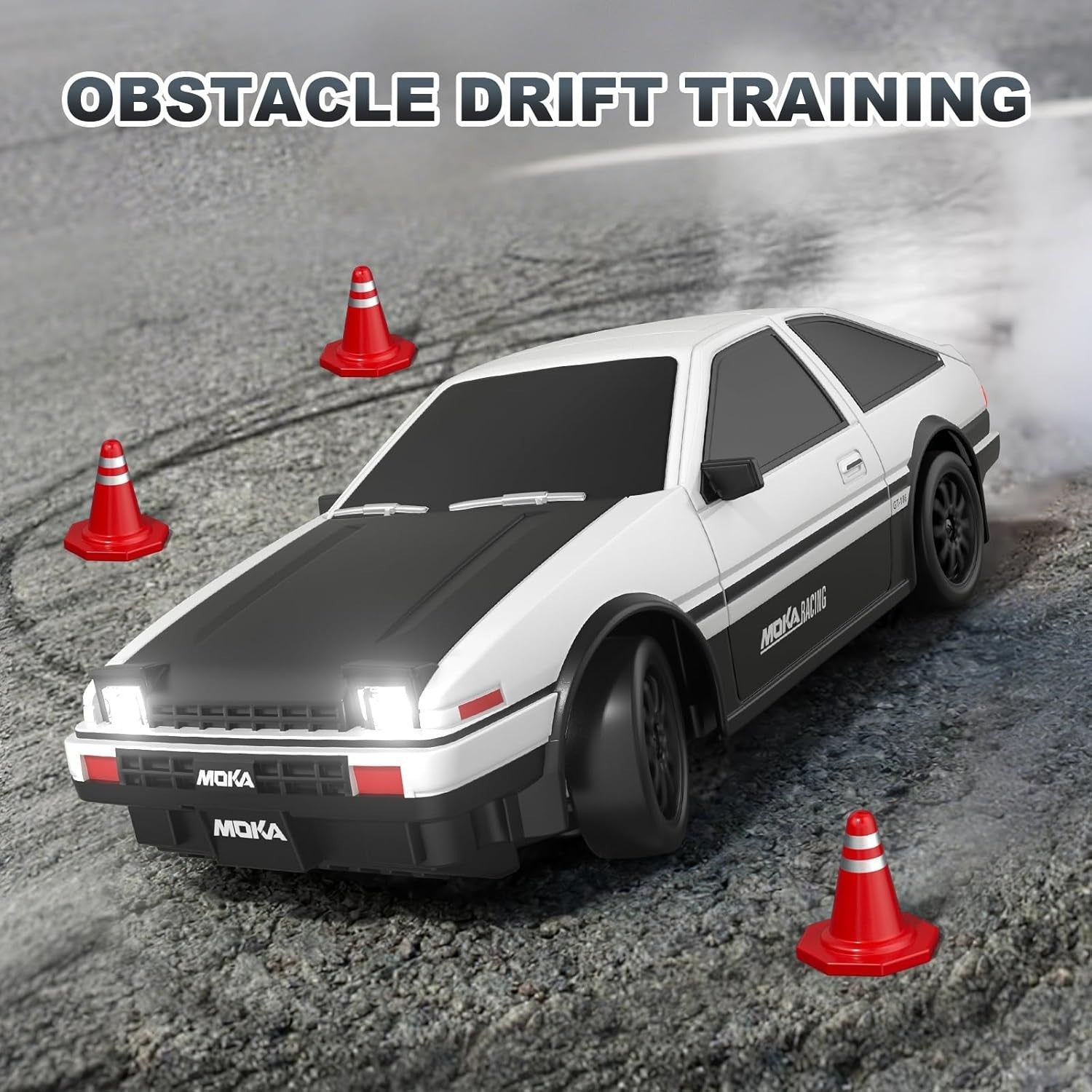 1:24 RC Drift Car 4WD 25KM/H Fast Remote Control Racing Car Toy Gift for Kids