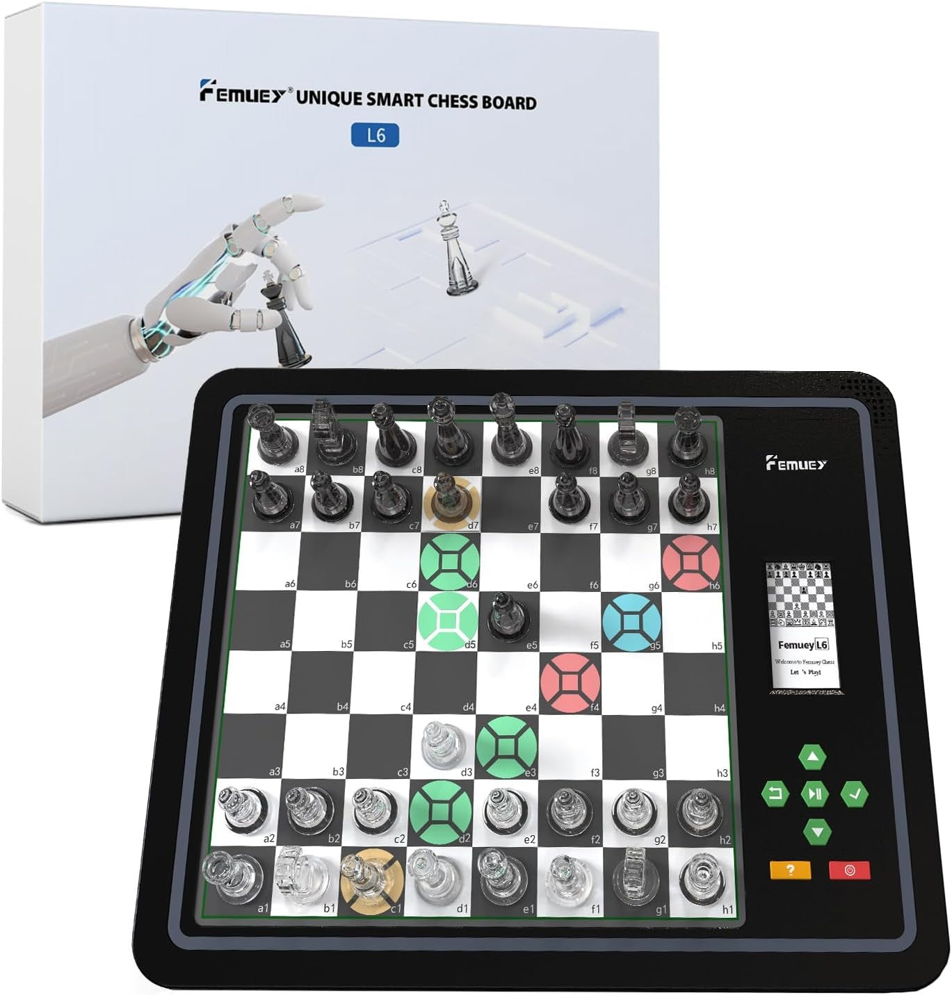Talking Electronic Chess Computer | Smart LCD Board | 1000+ Lessons | Kids & Adu