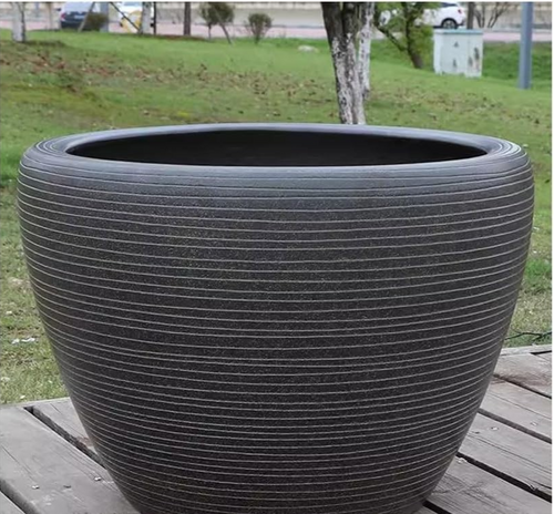 Retro Ceramic Floor Fish Tank Indoor Balcony Pond S