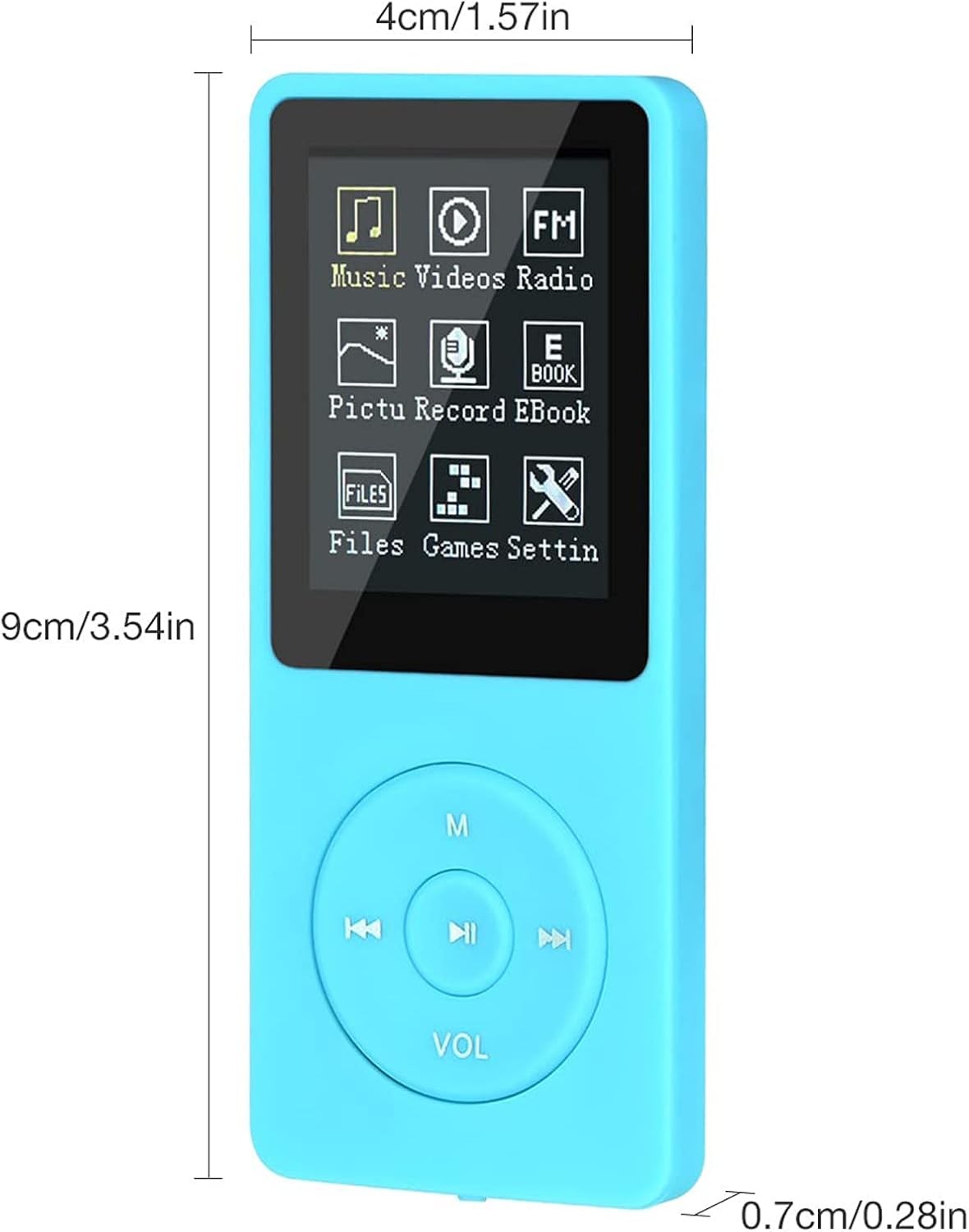 8GB MP3MP4 Music Player Portable HiFi FM Radio Voice Recorder
