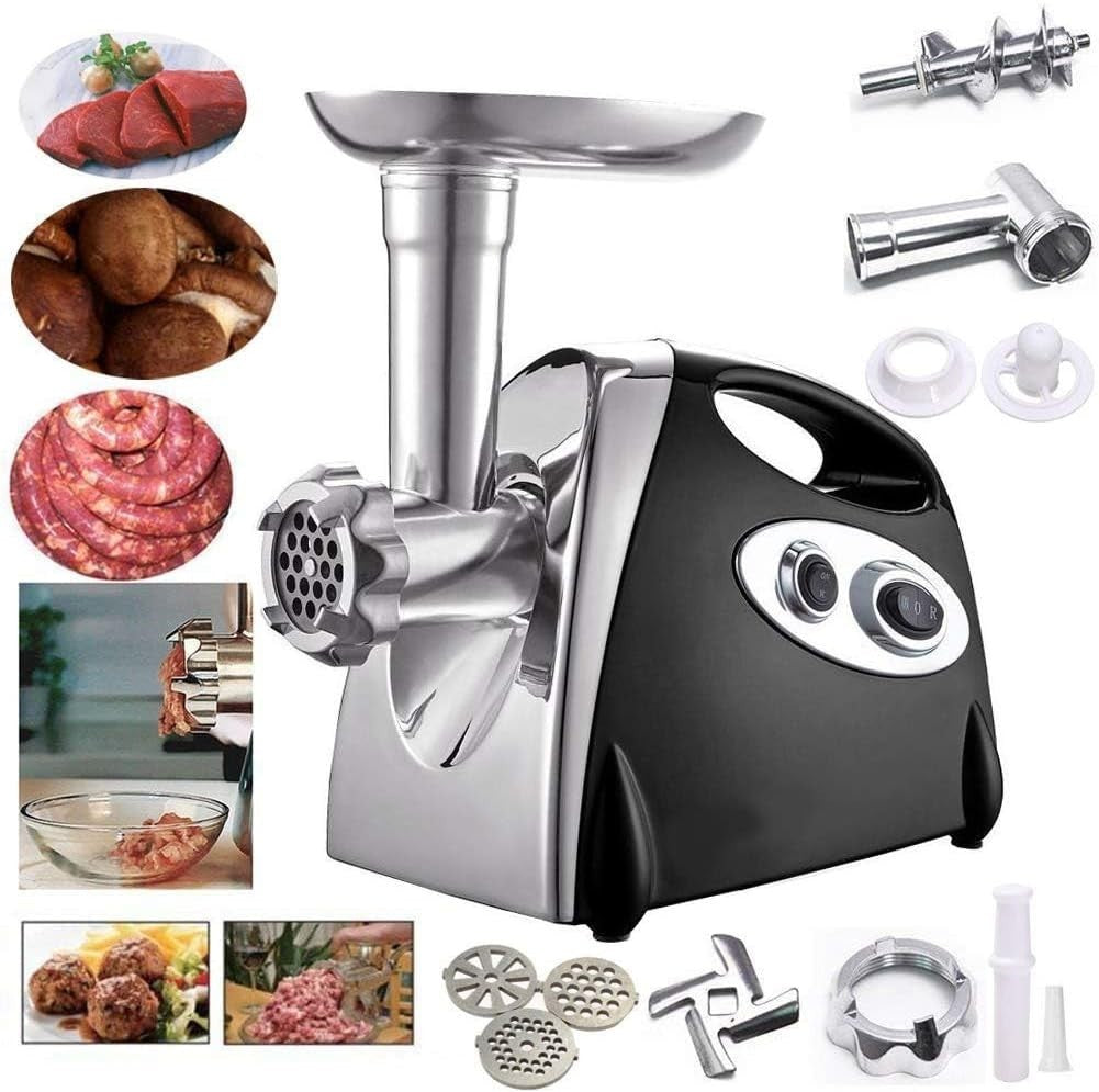 2800W Electric Meat Grinder Mincer Sausage Maker 3 Grinding Plates
